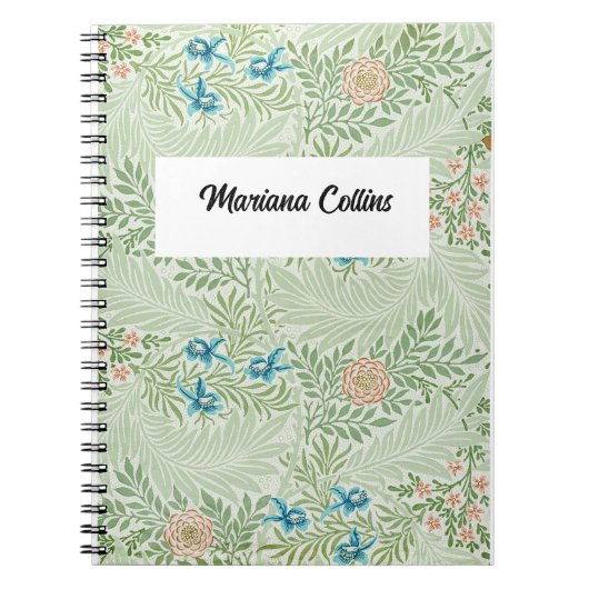 William Morris Larkspur Persoonlijk Notitieboek (Voorkant)