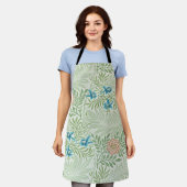 William Morris Larkspur Schort (Gedragen)