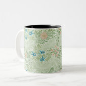 William Morris Larkspur Tweekleurige Koffiemok (Voorkant links)