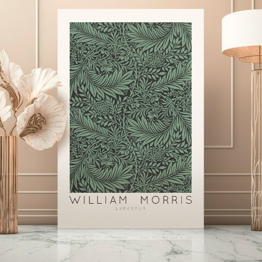 William Morris Larkspur Wall Art Print