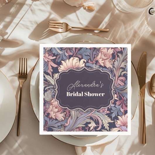 William Morris Lavender Bridal Servet