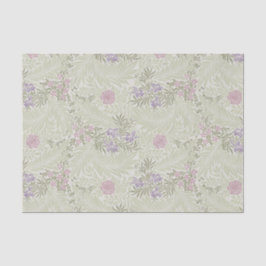 William Morris Lavender & Roze Larkspur Patroon Tissuepapier