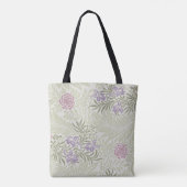 William Morris Lavender & Roze Larkspur Patroon Tote Bag (Achterkant)