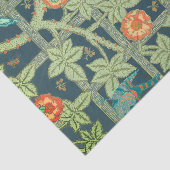 William Morris LEAF EN VOGEL PATROON tissuepapier (Detail)