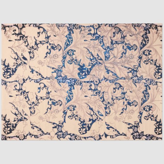 William Morris LEAF PATTERN DECOUPAGE Tissue Paper Tissuepapier (Voorkant)