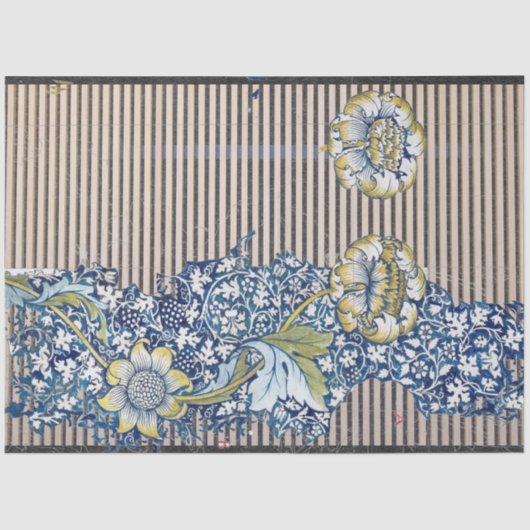 William Morris LEAF PATTERN DECOUPAGE Tissue Paper Tissuepapier (Voorkant)