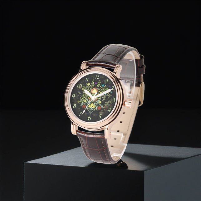 William Morris Leaves en Flowers Horloge (Creator heeft geüpload)