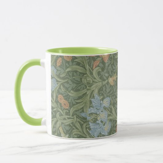 William Morris Leaves Floral Bird Iris Mok (Links)