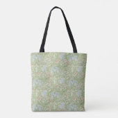 William Morris  Leaves Floral Bird Iris Tote Bag (Achterkant)