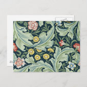 William Morris - Leicester  bloemontwerp Briefkaart (Voorkant / Achterkant)