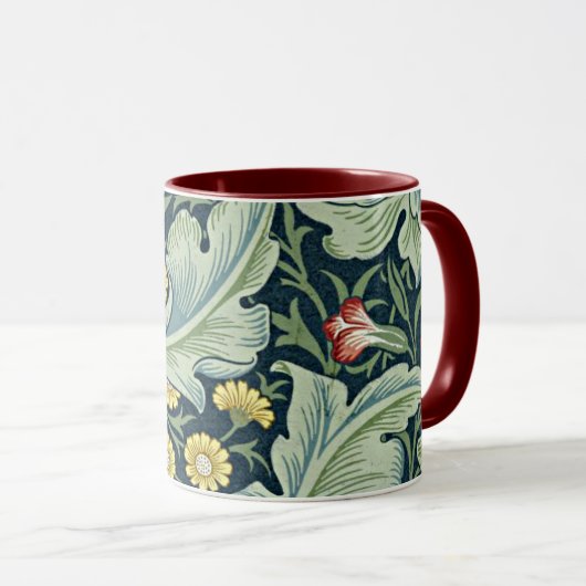 William Morris - Leicester  bloemontwerp Mok (Voorkant rechts)