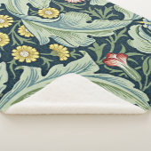 William Morris - Leicester  bloemontwerp, Sherpa Deken (3/4)