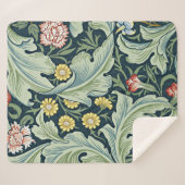 William Morris - Leicester  bloemontwerp, Sherpa Deken (Voorkant (horizontaal))