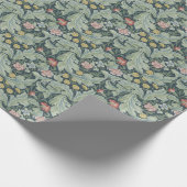 William Morris Leicester Leaves Flowers Carnance Cadeaupapier (Hoek)