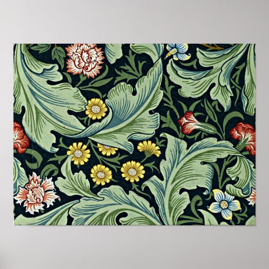 William Morris - Leicester Poster (Voorkant)