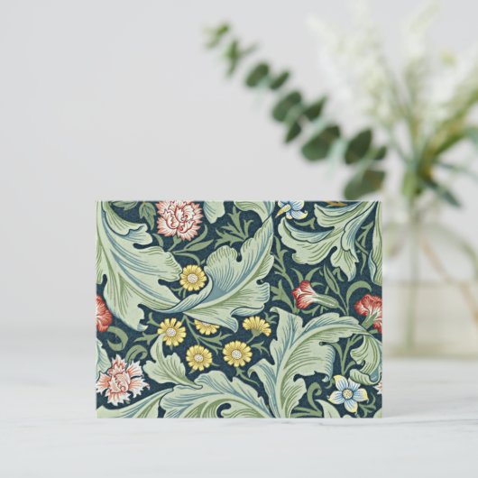 William Morris - Leicester vintage bloemontwerp Briefkaart (Staand voorkant)