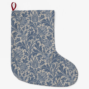 William Morris Leiste Blau Distel Behang Grote Kerstsok