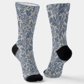 William Morris Leiste Blau Distel Behang Sokken (Gebogen)