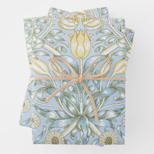 William Morris lelie en granaatappel bloempatroon Inpakpapier Vel