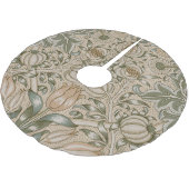 William Morris Lelie en Granaatappel Bloempatroon Kerstboom Rok (Gekanteld)