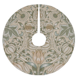 William Morris Lelie en Granaatappel Bloempatroon Kerstboom Rok