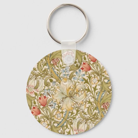 William Morris lelie Sleutelhanger (Voorkant)