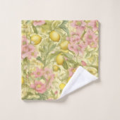William Morris Lemon & Floral Bad Handdoek (Wasdoekje)
