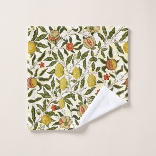 William Morris Lemons Granaatappel Fruits Bad Handdoek (Wasdoekje)