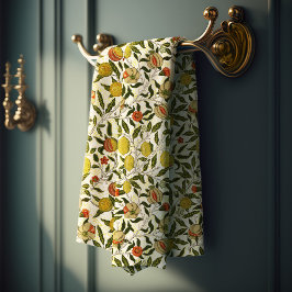 William Morris Lemons Granaatappel Fruits Bad Handdoek