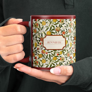 William Morris Lemons Granaatappel Patroon Mok