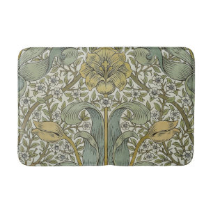 William Morris Lente Struik Gele Bloem Kunst Badmat