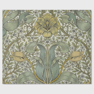 William Morris Lente Struik Gele Bloem Kunst Cadeaupapier