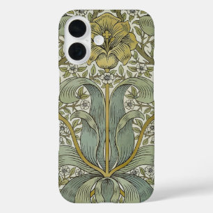 William Morris Lente Struik Gele Bloem Kunst iPhone 16 Hoesje