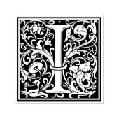 William Morris Letter I Victoriaans bloemstempel Zelfinktende Stempel (Design)