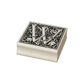 William Morris Letter W Rubberstempel (Stempel)