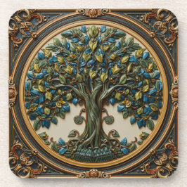 William Morris levensboom Vintage pre-rafaelitisch Bier Onderzetter