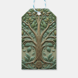 William Morris levensboom Vintage pre-rafaëlitisch Cadeaulabel