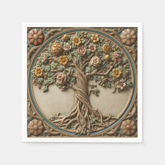William Morris levensboom Vintage pre-rafaëlitisch Servet