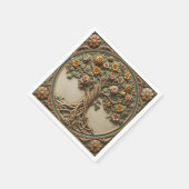 William Morris levensboom Vintage pre-rafaëlitisch Servet (Hoek)