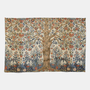 William Morris Levensboom Vintage Pre-Rafaëlitisch Theedoek