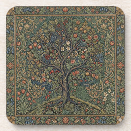 William Morris levensboom Vintage pre-raphaelitisc Bier Onderzetter