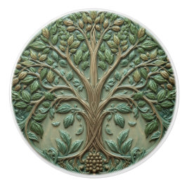 William Morris levensboom Vintage pre-raphaelitisc Keramische Knop