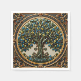 William Morris levensboom Vintage pre-raphaelitisc Servet