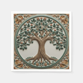 William Morris levensboom Vintage pre-raphaelitisc Servet