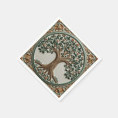 William Morris levensboom Vintage pre-raphaelitisc Servet (Hoek)