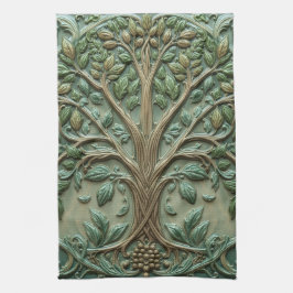 William Morris levensboom Vintage pre-raphaelitisc Theedoek