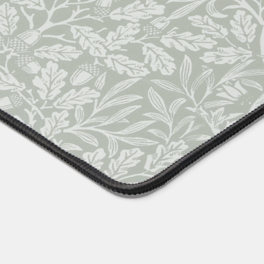 William Morris licht groene eik en bladeren Bureaumat (Hoek)