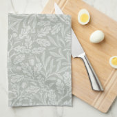 William Morris lichtgroene eikel  Theedoek (Quarter Fold)