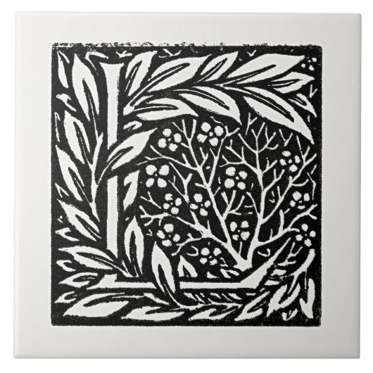 William Morris, Liefde is genoeg, Tegeltje (Voorkant)