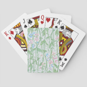 William Morris Lieve Erwt Pastel Bloem Kunst Pokerkaarten